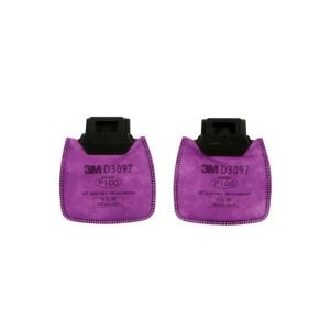 Filtro de Partículas 3M™ Secure Click™ D3097, P100, con Alivio de Vapor Orgánico de Nivel Perjudicial