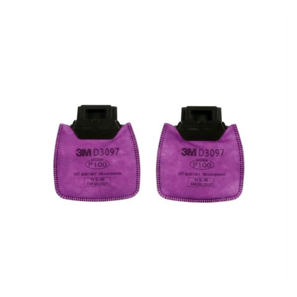 Filtro de Partículas 3M™ Secure Click™ D3097, P100, con Alivio de Vapor Orgánico de Nivel Perjudicial